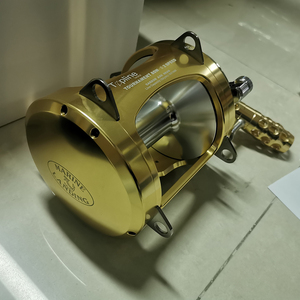 Moulinet de pêche deux vitesses 50W, équipement de grande taille, pour thon, océan, mer, avec Logo personnalisable - Product Image 1