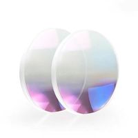 Nouvelle lentille de mise au point en fibre de CO2, miroir, verre de protection pour machine de gravure et de découpe au laser