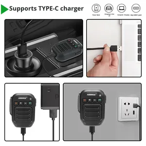 Untuk Baofeng UV-5R Quansheng UV-K5 K6 mikrofon genggam jarak jauh nirkabel untuk <span class=keywords><strong>Bluetooth</strong></span> interkom Universal K kepala untuk Walkie - Product Image 2