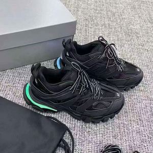 [<b>Hot</b> Sale] TRACK 3.0 LED Light-up Sneakers | Breathable Mesh Upper Cow Leather | Lace-Up Fashion Insole Genuine Leather Midsole - Product Image 3