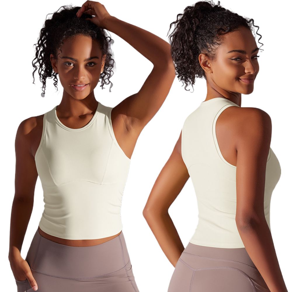 Women's Breathable Yoga Tank Top Beauty Back Sports Running Fitness Clothing Quick Drying Slim Fit