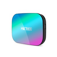 Boîtier TV Android 9.0 HK1 BOX S905X3 4G 32G, décodeur numérique, double Wi-Fi 2.4G+5G, lecteur multimédia intelligent 4K BT, STB - Vente chaude usine