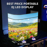Table d'affichage LED flexible pour DJ P1.86 4K HDR10+ – Écran portable pour réception et exposition