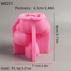 Handmade Resin Casting Molds DIY Ins Style Decorative Ornaments Christmas Reindeer Silicone Molds W0251 <b>Cake</b> <b>Tools</b> - Product Image 2