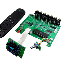 F11 M62446 Préamplificateur 5.1 à 6 canaux entièrement indépendants avec télécommande et écran OLED