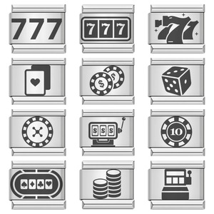 Moda mujer hombre <span class=keywords><strong>Poker</strong></span> Casino encanto italiano enlaces ajuste 9mm pulsera de acero inoxidable joyería DIY hacer brazalete joyería regalos - Product Image 1