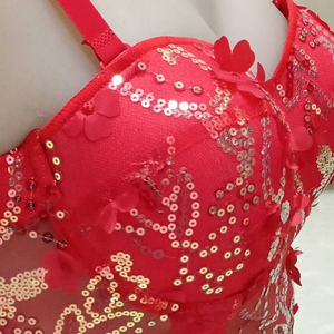 Corsé de Moda para Mujer, Estilo <span class=keywords><strong>Fiesta</strong></span>, con Lentejuelas y Encaje Floral, <span class=keywords><strong>Top</strong></span> Corsé, Korset para Mujer - Product Image 4