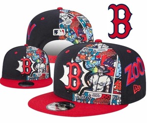 Casquette de baseball des Red <span class=keywords><strong>Sox</strong></span> de Boston pour hommes et femmes, casquette à fermeture à pression réglable avec logo de l'équipe brodé - Product Image 4