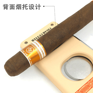 Cortador de Cigarros de Acero Inoxidable Cuadrado, Juego de Accesorios Metálicos Multifuncionales para Fumar - Product Image 3