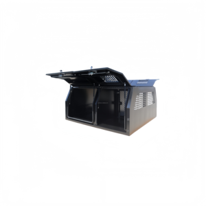 หลังคาคลุมกระบะอะลูมิเนียมแบบครึ่งคันพร้อมช่องเก็บของ - Product Image 2