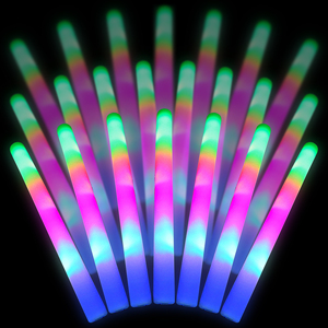 LED phát sáng gậy trắng màu hồng Đảng Rave bọt <span class=keywords><strong>GLOW</strong></span> <span class=keywords><strong>STICK</strong></span> số lượng lớn nhấp nháy đa màu sắc phát sáng trong bóng tối LED <span class=keywords><strong>Glow</strong></span> huỳnh quang bọt dính - Product Image 5