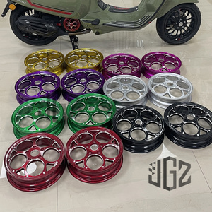 Cerchi Ruota in Alluminio CNC per Moto Accessori Telaio Mozzo Anteriore Posteriore Nero per VESPA SPRINT PRIMAVERA 50/150 2013-2024 - Product Image 2
