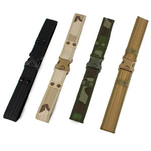 ナイロンアウトドアスポーツ戦術ベルト迷彩キャンバスデザイン学生トレーニングセキュリティ義務プラスチックアクセサリー - Product Image 2