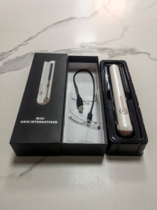 Изготовленный На Заказ перезаряжаемая Беспроводная Путешествия Мини выпрямления волос Корабль из США Портативный 2 в 1 беспроводной электрический выпрямитель для волос - Product Image 6