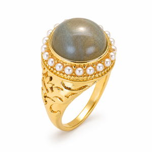 Anello Etnico Vintage Intagliato da Donna, Anello di Tendenza Stile Retrò, Elegante Accessorio per Dito - Product Image 1