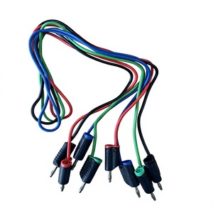 Cable de prueba con conector banana OEM, cable de prueba apilable con conector banana, cable de prueba para multímetro con conector banana, cable de prueba con cable de cobre - Product Image 2