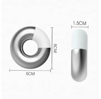 Masque de massage oculaire en acier inoxydable avec globes de gel chaud/froid pour la cryothérapie et le soin des yeux