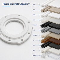 Joints toriques en PTFE (Téflon) usinés sur commande par CNC pour équipements de processus semi-conducteurs avec inspection CMM