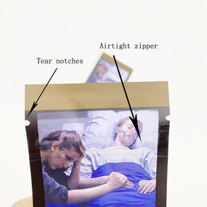 Sacchetto di Mylar della stagnola dell'imballaggio della foglia del sigaro personalizzato sacchetti di chiusura lampo usa e getta sacchetto di plastica del tabacco - Product Image 6