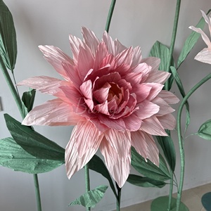 Set di Fiori Giganti Fatti a Mano in Carta Washi: Dalia, Peonia, <span class=keywords><strong>Girasole</strong></span> per Esposizioni Personalizzate e Vetrine - Product Image 4
