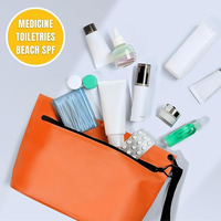 Op maat gemaakte TPU PVC softback mode outdoor reis make-up tasjes verzegelde zwem telefoonhoesje cosmetische toilettas droge tas heren waterdicht