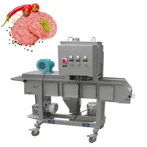 burger bread maker full automatic hamburger patty msking line with fr bread burger machine maker