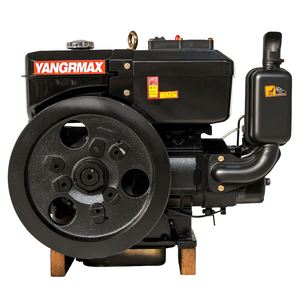 Moteur diesel Yanmar ZR192 à démarrage manuel, 11 CV, 1,0 L, 4 temps, refroidi par eau, avec moteur pour équipement agricole, petites machines - Product Image 2