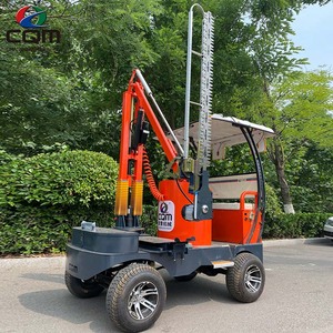 Taille-haie électrique autopropulsé professionnel de qualité commerciale, alimenté par batterie, pour l'entretien municipal, avec siège conducteur - Product Image 3