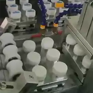 Macchina da stampa offset automatica del coperchio della bottiglia stampante a tampone con tappo per bevande a un colore