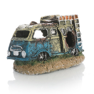 Decoración para Acuario, Simulación de Autobús o Autobús de Turismo en Resina, Adorno para Paisaje de Pecera, Escondite para Peces y Camarones - Product Image 4