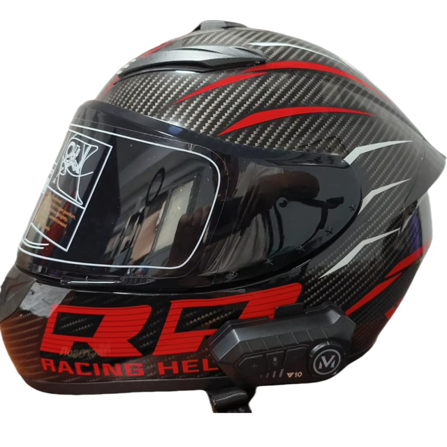 New Smart Full Face Motorcycle Helmet with Integrated Camera High-Tech ABS Material for Motorcycling