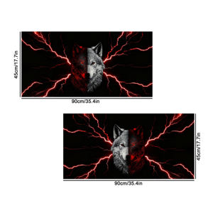 2pcs Universal Privacy Car Window Stickers Animal Rear Window Stickers Vinyl for Cars - Product Image 6