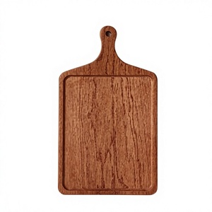 Planche à steak et à <span class=keywords><strong>pizza</strong></span> carrée en bois massif, épaisseur 2,0 <span class=keywords><strong>cm</strong></span>, écologique et isolante, plateau multifonctionnel - Product Image 1