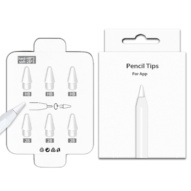 Best Selling HXSY 2nd Gen Spare Nib Tip Replacement Tablet Active Stylus Pen Tips Magnetic Attraction Palm Rejection for iPad
