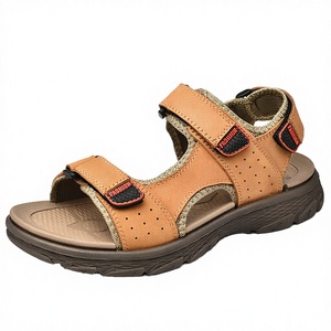 Sandales de plage printemps/été en cuir microfibre grande taille 38-46, antidérapantes, respirantes, légères et résistantes à l'usure - Product Image 2