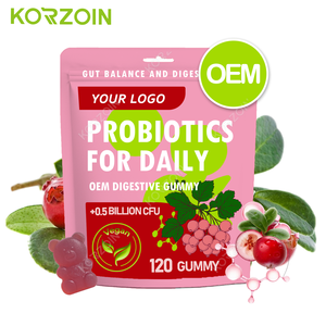 PROBIOTIQUES VITAMINÉS EN GOMMIES À LA CANNEBERGE POUR HOMMES ET FEMMES EN MARQUE PRIVÉE OEM, ENZYMES DIGESTIVES À LA CANNEBERGE, SUPPLÉMENT POUR LA SANTÉ DE L'APPAREIL DIGESTIF - Product Image 1