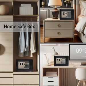 Electronic Mini Deposit Key Office Home <strong>Time</strong> <strong>Lock</strong> Money Bank Safety Security <strong>Box</strong> for Hotel Safe - Product Image 6