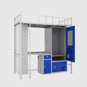 High Quality Steel Metal <b>Bed</b> Student <b>Beds</b> with Desk Locker Storage - Product Image 5