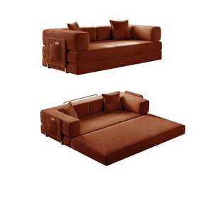 Sofá Moderno Compacto Mais Vendido, Sofá-Cama Seccional Dobrável Extensível Reclinável, Puff para Quarto, Sala de Estar e Jardim - Product Image 1