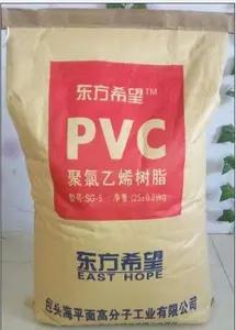 Tubos de PVC de moldeo por extrusión, materiales sin procesar, polvo virgen UPVC SG5 K67-K68