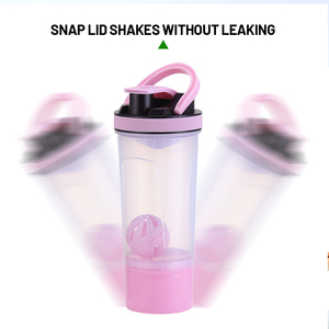 Fonwhy Personalizado 700ml Esportes de Plástico Sem BPA para Garrafa <span class=keywords><strong>Shaker</strong></span> Ginásio de Fitness de 2 Camadas para Whey <span class=keywords><strong>Blender</strong></span> Cup Compartimento de Armazenamento para - Product Image 5