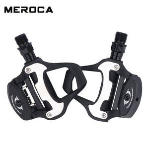 Pédales de vélo de route ultralégères MEROCA en nylon, pédales à <span class=keywords><strong>clip</strong></span> autobloquantes, pédales de vélo de course compatibles LOOK, pièces de vélo - Product Image 2