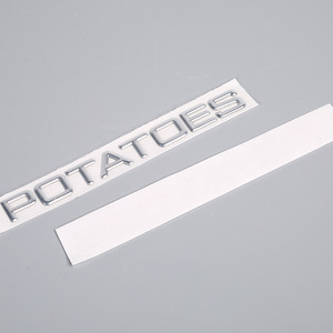 Plaque signalétique personnalisée Ming Lei en ABS électroplaqué 3D, étiquette souple moulée par injection pour autocollant de logo de carrosserie automobile - Product Image 2