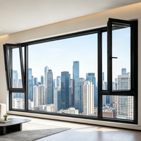Ventana Abatible y Giratoria de Aluminio con Rotura de Puente Térmico y Doble Acristalamiento