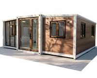 Casa Contenedor Expandible de 20 pies, Tamaño Personalizado, para Uso Hotelero, Diseño Moderno, Material de Panel Sándwich, Plegable y Portátil, Venta al Por Mayor
