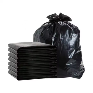 Heavy Polyethylene Black <b>Refuse</b> <b>Bin</b> Bags in Rolls <b>Refuse</b> Sacks Industrial Supplier Custom HDPE 100L Big Thick Garbage Bags - Product Image 1