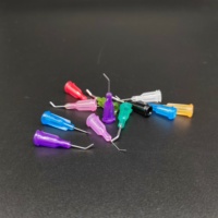 Aiguille de distribution coudée à bout émoussé 45° en acier inoxydable, embout Luer Lock pour colle, pâte à souder PCB, résine époxy, distributeur industriel ZESHI