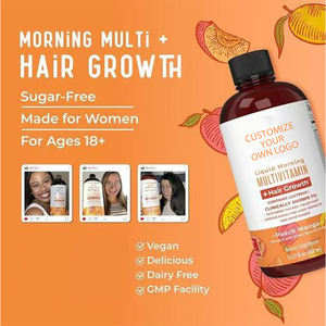 Las multivitaminas y minerales previenen la caída del cabello y hacen que el cabello sea más grueso. Vitaminas y solución <span class=keywords><strong>oral</strong></span> de vitaminas más completa. - Product Image 6