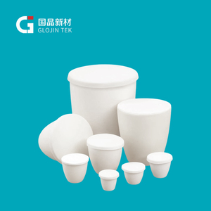 Cao tinh khiết 99.7% alumina đốt crucible trong gốm cho kim loại nóng chảy - Product Image 4