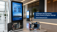 Carte mère Edge AI RK3566 1TOPS NPU Android 11 pour caméra IA, reconnaissance faciale et terminal vidéo intelligent